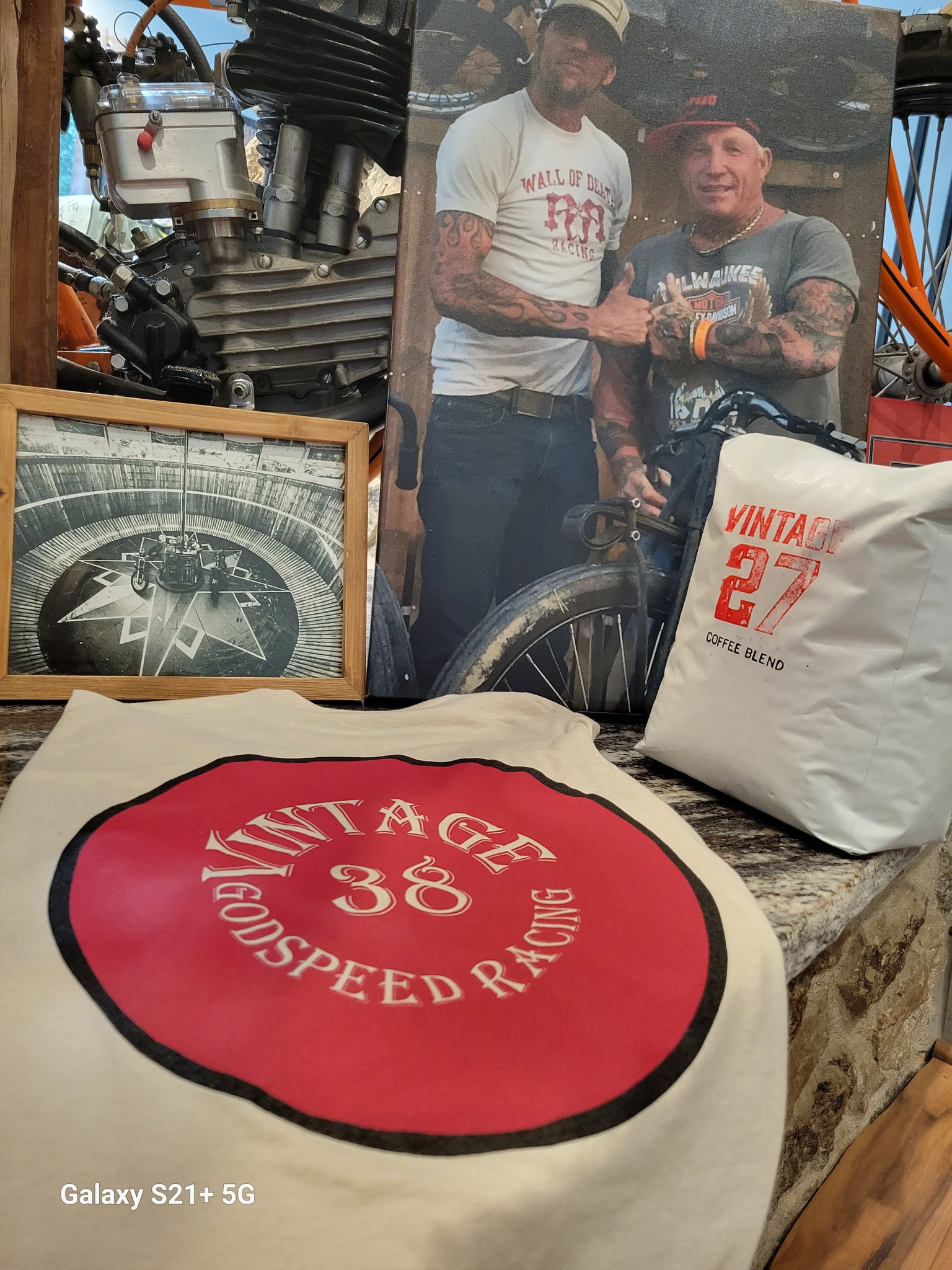 Offcial Rhett Rotten Logo Vintage 38/Godspeed Racing short sleeve t-shirt – Official Rhett Rotten