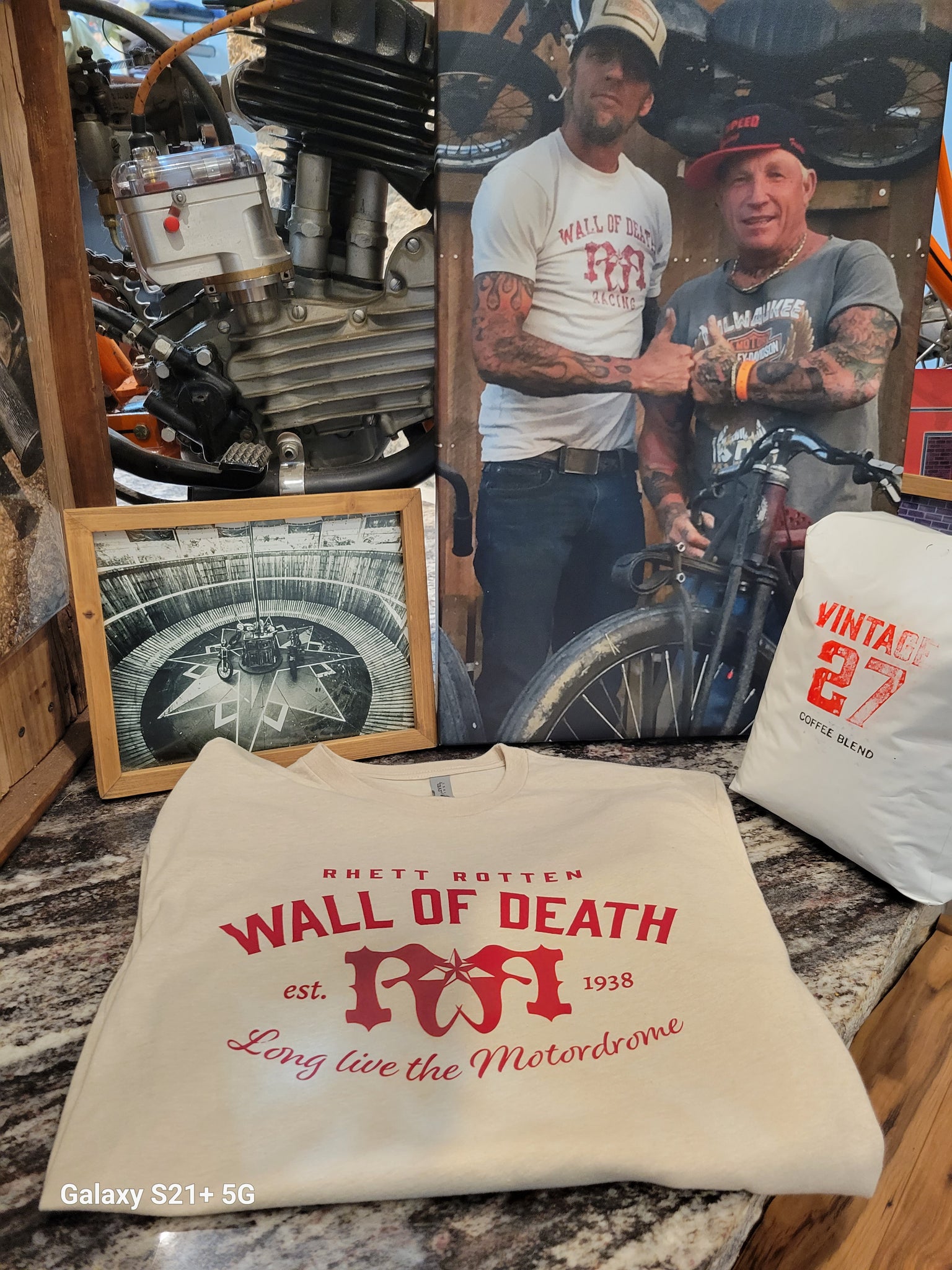 Offcial Rhett Rotten Logo Vintage 38/Godspeed Racing short sleeve t-shirt – Official Rhett Rotten