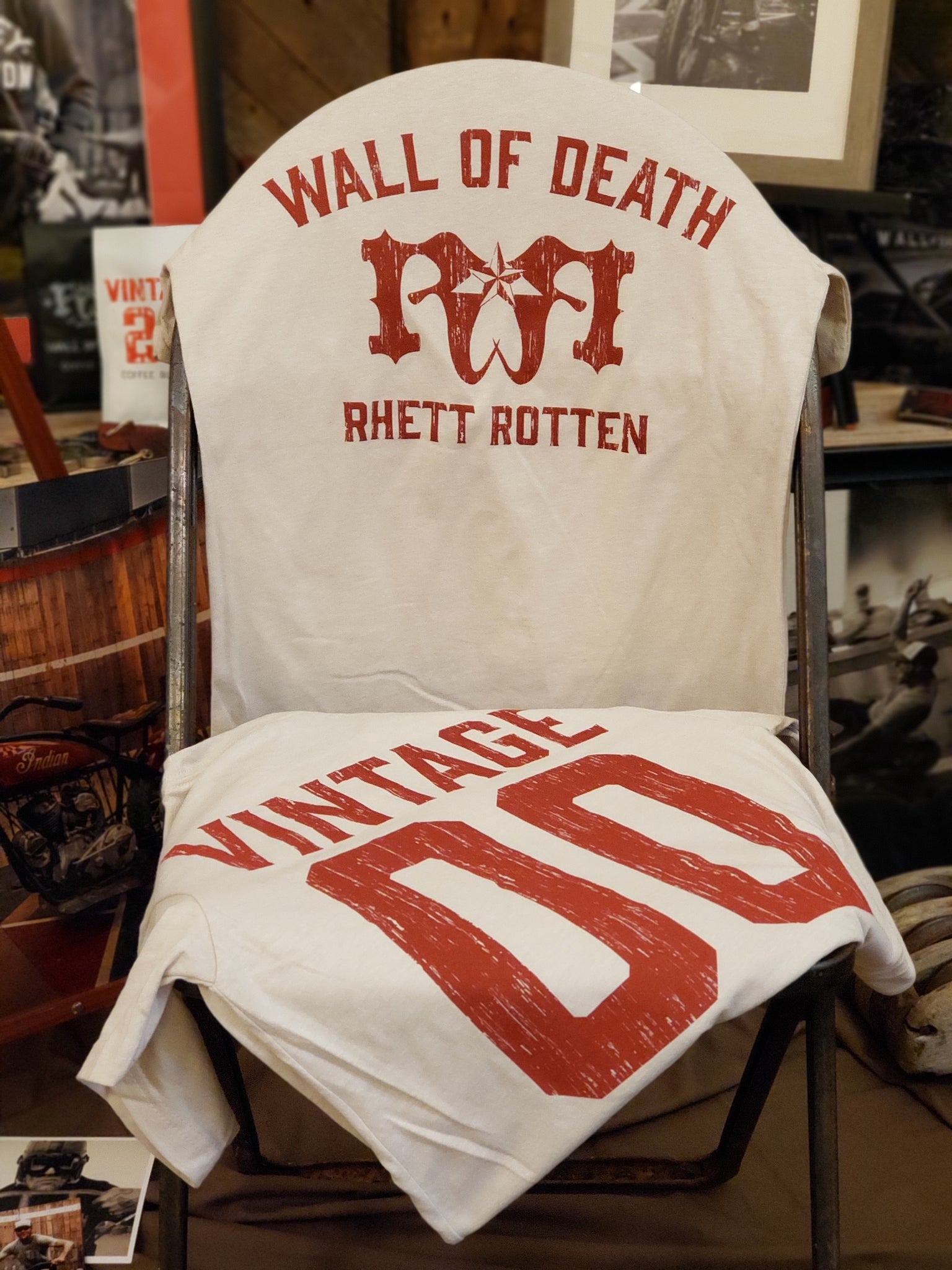 Offcial Rhett Rotten Logo Vintage 00 short sleeve t-shirt – Official Rhett Rotten