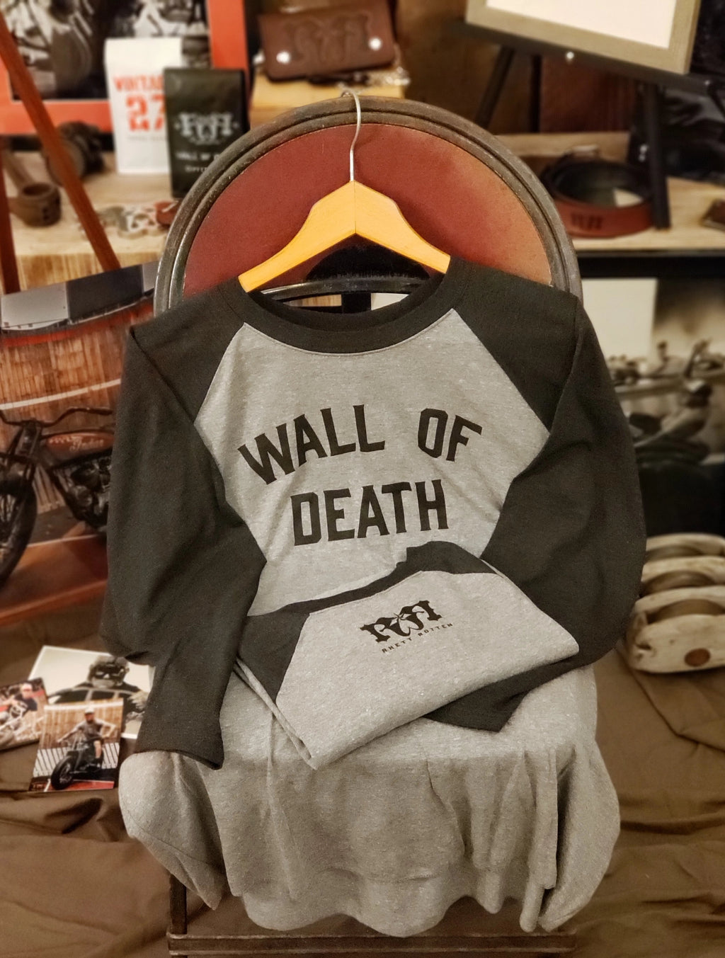 Wall of Death 3/4 sleeve raglan Jersey