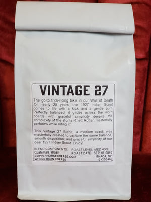 Vintage 27 Blend, medium roast