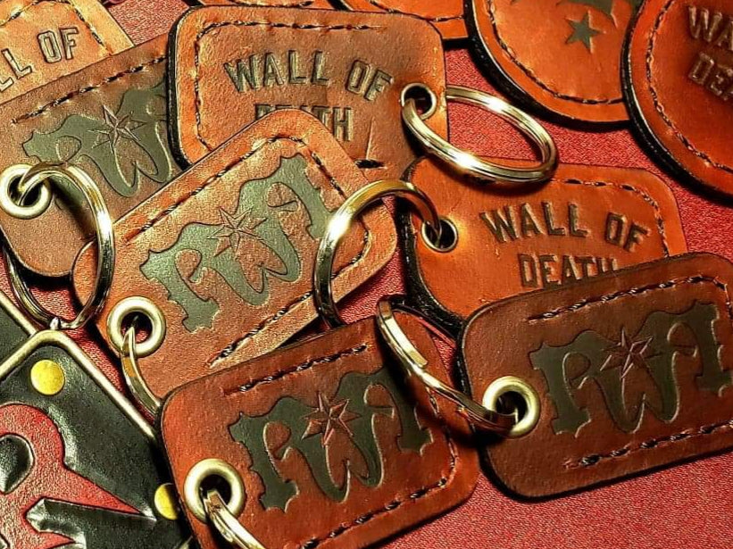 Offcial Rhett Rotten Logo Leather key fob – Official Rhett Rotten