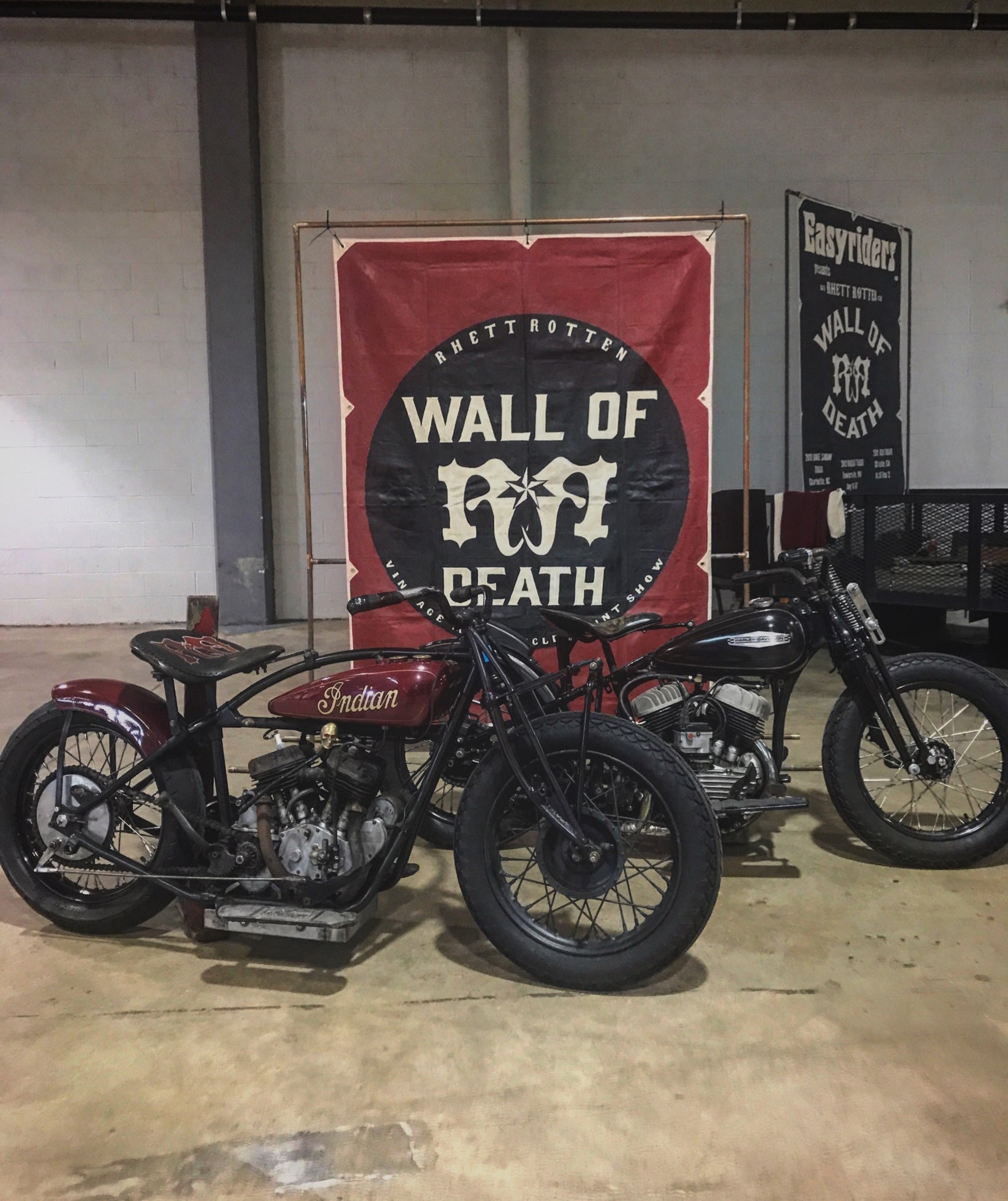 Offcial Rhett Rotten Logo Rhett Rotten Wall of Death Canvas Banner – Official Rhett Rotten