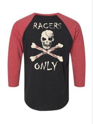 Racers Only 3/4 Sleeve Raglan Jersey **Limited Edition**