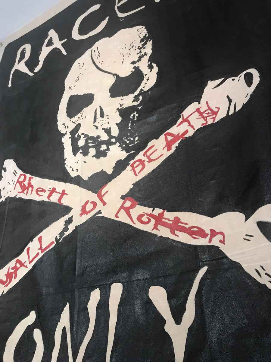 Offcial Rhett Rotten Logo Racers Only Canvas Banner – Official Rhett Rotten