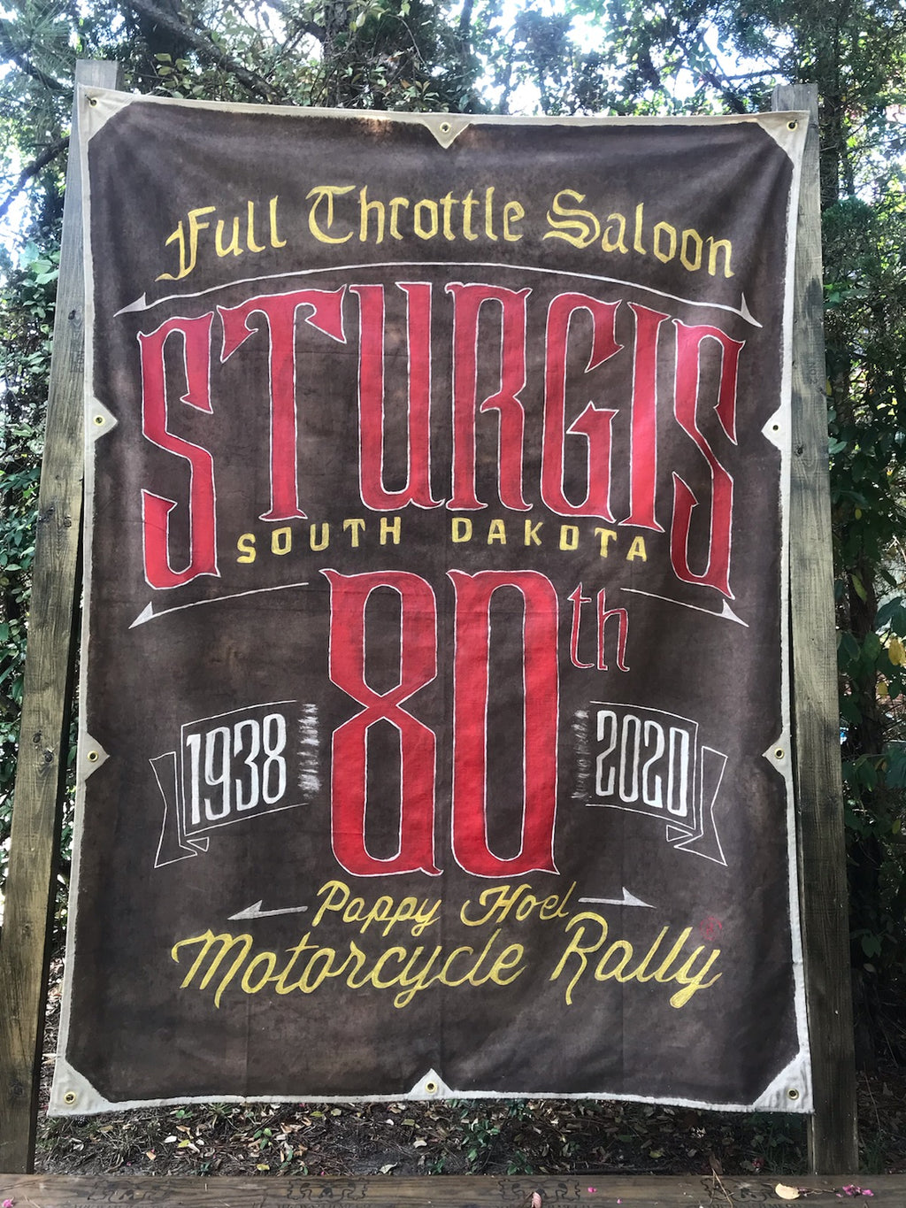 Sturgis 80th Anniversary event banner